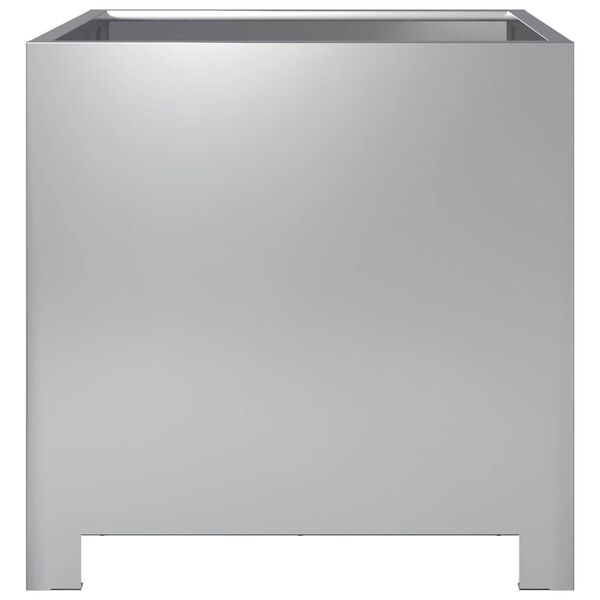 vidaXL Pflanzkübel 40x40x40 cm Verzinkter Stahl