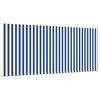 vidaXL Einziehbare Markise Blau und Wei&szlig; 350 x 250 cm