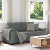 vidaXL 2-Sitzer-Sofa Dunkelgrau 180x77x82 cm Stoff