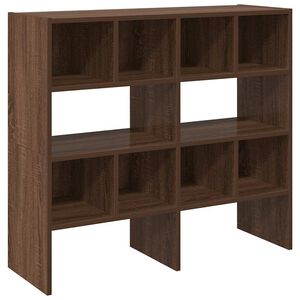 vidaXL Schuhregale 2 Stk. Stapelbar Braun Eichen-Optik 89,5x30x40 cm