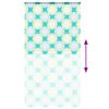 vidaXL Duschrollo mit Kassette 130x240 cm Stoffbreite 126 cm