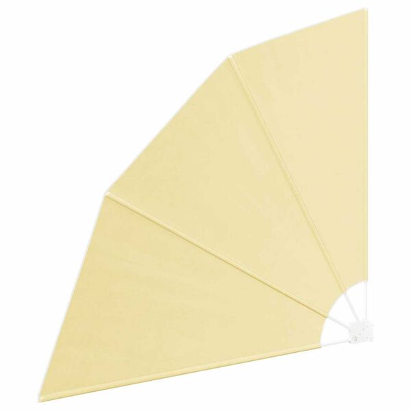 vidaXL Balkon Sichtschutz Sand 160 x 160 cm Polyester