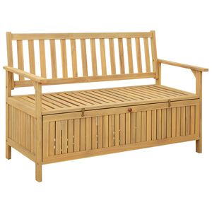 vidaXL Garten-Aufbewahrungsbank 2 -Seater 120 x 63 x 84 cm Rechteckig