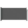 vidaXL Ausziehbares Seitenmarkise Anthrazit 300 x 100 cm Polyester