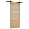 vidaXL Schiebet&uuml;r ORKDAL Natur 86 x 198,5 cm Massives Kiefernholz