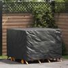 vidaXL Möbelbezug Uni Schwarz 135 x 135 x 90 cm Stoff