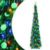 vidaXL Pop-up-LED-Weihnachtsbaum mit Sternspitze 180 cm 100 LEDs PET