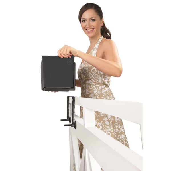 LECHUZA Blumenkasten Balconera Color 80 ALL-IN-ONE Schiefergrau 15683