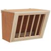 vidaXL Heuraufe f&uuml;r Kaninchen 25x18,5x20,5 cm Massivholz Tanne