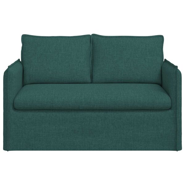 vidaXL Sofa 120cm Dunkelgr&uuml;n Metall