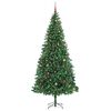 vidaXL K&uuml;nstlicher Weihnachtsbaum mit 300 LEDs mit St&auml;nder Gr&uuml;n 300 cm
