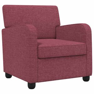 vidaXL Sessel Weinrot Stoff