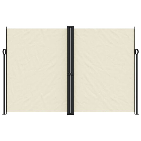 vidaXL Seitenmarkise Ausziehbar Creme 220x1000 cm