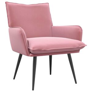vidaXL Sessel Rosa Samt