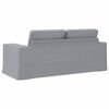 vidaXL Sofa Hellgrau Gesamtabmessungen: 182 x 80 x 82 cm (B x T x H)