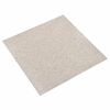 vidaXL Teppich 20 Stk. Hellbeige 50 x 50 cm 100% Polypropylen