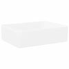 vidaXL Waschbecken Wei&szlig; 48x37x13 cm Keramik Rechteckig
