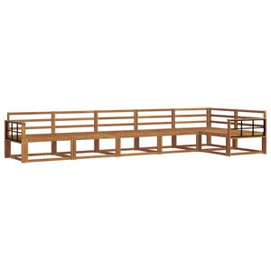 vidaXL Outdoor-Sofagarnitur 6 pcs Natur Massivholz Akazie