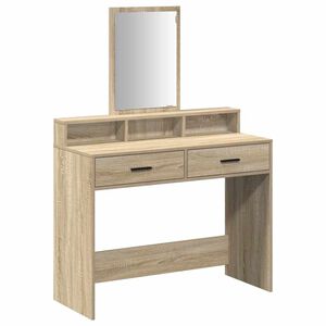 vidaXL Schminktisch Sonoma-Eiche 100 x 41 x 140 cm Holzwerkstoff