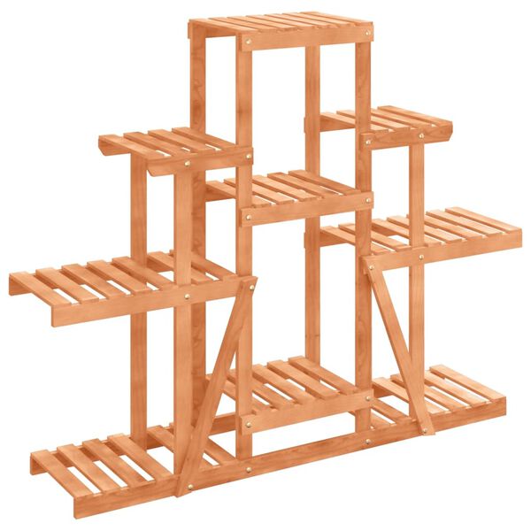 vidaXL Blumenständer 110x25x96 cm Massivholz Tanne