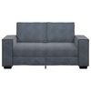 vidaXL 2-Sitzer-Sofa Dunkelgrau 160x78x84 cm Samt