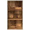 vidaXL B&uuml;cherregal Altholz-Optik 60x30x114 cm Holzwerkstoff