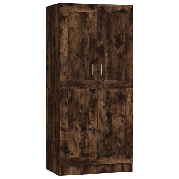 vidaXL Kleiderschrank R&auml;uchereiche 82,5x51,5x180 cm Holzwerkstoff