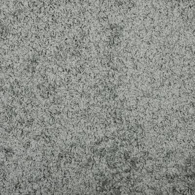vidaXL Teppich Shaggy Hochflor Modern Grün 160x160 cm