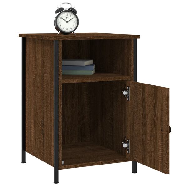vidaXL Nachttisch Braun Eichen-Optik 40x42x60 cm Holzwerkstoff