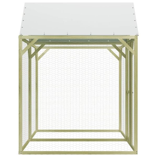 vidaXL Hühnerkäfig 3x1,5x2 m Imprägniertes Kiefernholz
