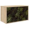 vidaXL Wandmontierter TV-Schrank ELBURG 69 x 33 x 40 cm Sonoma-Eiche