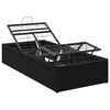 vidaXL Elektrisch verstellbares Bettgestell Schwarz 200 x 90 x 33,5 cm