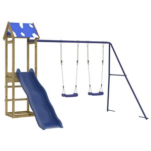 vidaXL Spielturm Impr&auml;gniertes Kiefernholz