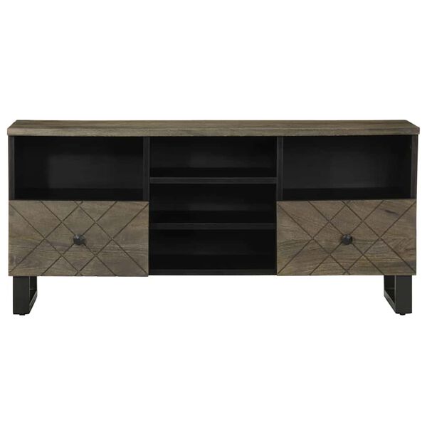 vidaXL TV-Schrank 100x33x46 cm Massivholz Mango