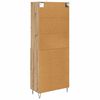 vidaXL Highboard mit Schubladen 2 pcs Artisan-Eiche Holzwerkstoff
