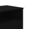 vidaXL TV-Schrank Schwarz 122x34x41 cm Holzwerkstoff