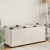 vidaXL Aufbewahrungsbox Creme 105x34,5x45 cm Stoff