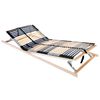vidaXL Bett-Lattenrost Braun 90 x 190 cm Massivholz Buche