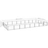 vidaXL Hundezwinger Schwarz 32 m&sup2; Stahl