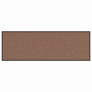 vidaXL Fu&szlig;matte Braun und Schwarz 60 x 180 cm 100% Polyamid