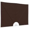 vidaXL Balcony Privacy Screen Rechteckig 150 x 300 cm Polyester Braun