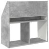 vidaXL Kinderregal Beton Grau 72,5 x 29,5 x 69 cm Holzwerkstoff