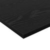 vidaXL Regalbrett 4 pcs Schwarz 100 x 20 x 1.5 cm Holzwerkstoff