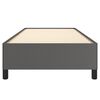 vidaXL Bettgestell Grau 80x200 cm Kunstleder