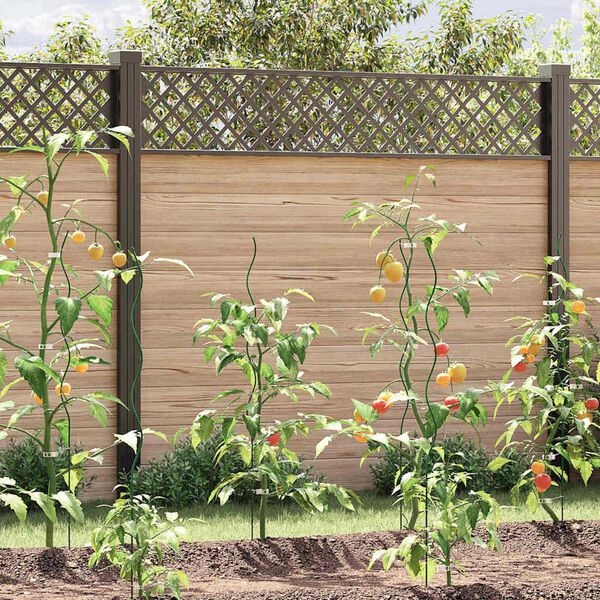 vidaXL Pflanzenst&uuml;tze 20 pcs Gr&uuml;n 110 x 0.6 x 0.6 cm Stahl