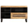vidaXL TV-Schrank 80x34x46 cm Raues Massivholz Mango