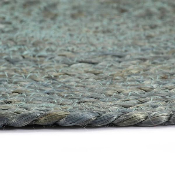 vidaXL Tischsets 6 Stk. Uni Olivgr&uuml;n 38 cm Rund Jute