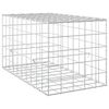 vidaXL Gabione mit 5 mm Draht und 10x10 cm Maschen 50x100x50 cm