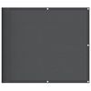 vidaXL Balkon-Sichtschutz Anthrazit 90x1000 cm 100 % Polyester-Oxford