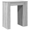 vidaXL Bartisch mit Regal Grau Sonoma 95x47x103,5 cm Holzwerkstoff